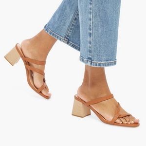 Strappy Mule Heeled Sandal